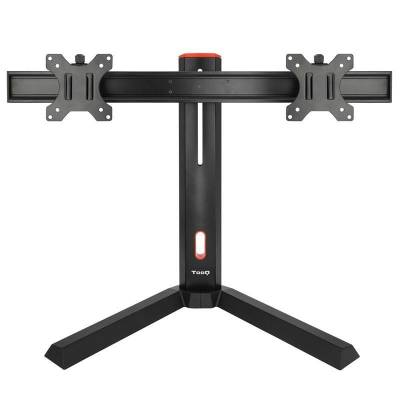Soporte gaming para 2 monitores tooq db1402tn-b/ hasta 7kg