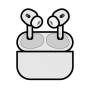 Auriculares bluetooth apple airpods pro 2nd/ usb-c/ estuche de carga magsafe