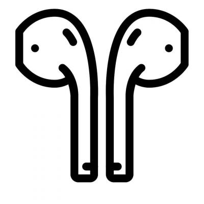 Auriculares bluetooth apple airpods v2 con estuche de carga