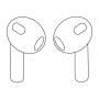 Auriculares bluetooth apple airpods v3 3a generación