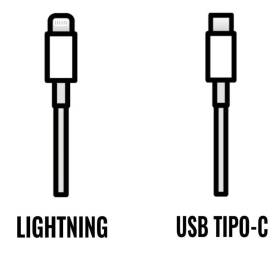 Cable apple usb-c a lightning v2 / 1m
