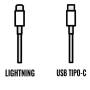 Cable apple usb-c a lightning v2 / 1m