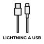 Cable apple lightning a usb v2 / 1m