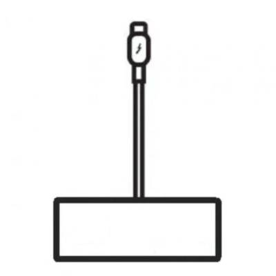 Adaptador apple mj1l2zm/a de usb tipo c a vga/ para macbook