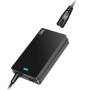 Cargador de portátil 3go alim65as/ 65w/ automático/ 10 conectores/ voltaje 18.5-20v/ 1 usb