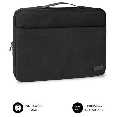 Maletín subblim elegant laptop sleeve para portátiles hasta 14'/ negro