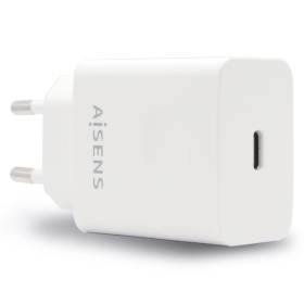 Cargador de pared aisens asch-1pd20-w/ 1xusb tipo-c/ 20w