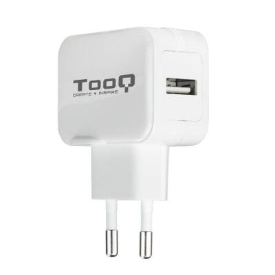 Cargador de pared tooq tqwc-1s01wt/ 1xusb/ 12w/ blanco