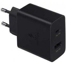 Cargador de pared samsung ep-ta220nbe/ 1xusb tipo-c/ 1xusb/ 35w