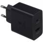 Cargador de pared samsung ep-ta220nbe/ 1xusb tipo-c/ 1xusb/ 35w