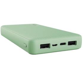 Powerbank 20000mah trust primo/ 15w/ verde