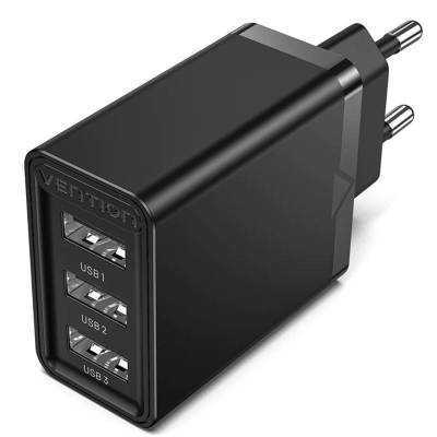 Cargador de pared vention feab0-eu/ 3xusb