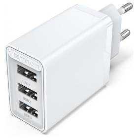 Cargador de pared vention few0-eu/ 3xusb