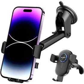 Soporte de smartphone para coche vention kcvb0/ negro