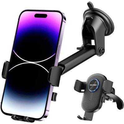 Soporte de smartphone para coche vention kcvb0/ negro