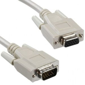 Cable alargador vga nanocable 10.15.0202/ d-sub macho - hd sub hembra/ 1.8m/ beige
