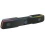 Barra de sonido con bluetooth droxio nessye rgb/ 10w/ 2.0/ negra