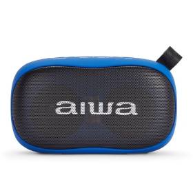 Altavoz con bluetooth aiwa bs-110bl/ 10w/ 2.0/ azul