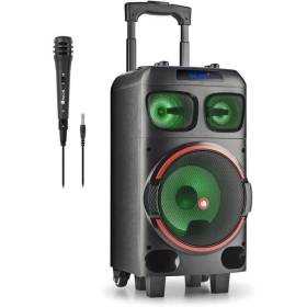 Altavoz portable con bluetooth ngs wild dub zero/ 120w