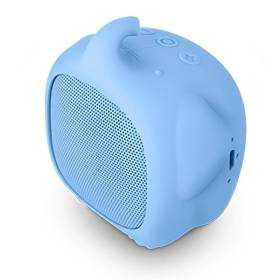 Altavoz con bluetooth spc sounds pups elephant/ 3w/ 1.0/ azul