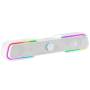 Barra de sonido con bluetooth mars gaming msbx/ 10w/ 2.0/ blanca