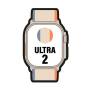 Apple watch ultra 2/ gps/ cellular/ 49mm/ caja de titanio/ correa loop trail naranja/beis m/l