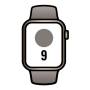 Apple watch series 9/ gps/ cellular/ 45 mm/ caja de acero oro/ correa deportiva arcilla s/m