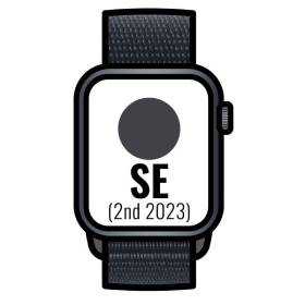 Apple watch se 2 gen 2023/ gps/ 40mm/ caja de aluminio medianoche/ correa deportiva loop medianoche