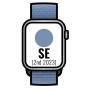 Apple watch se 2 gen 2023/ gps/ 44mm/ caja de aluminio plata/ correa deportiva loop azul invierno