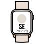 Apple watch se 2 gen 2023/ gps/ cellular/ 44mm/ caja de aluminio blanco estrella/ correa deportiva loop blanco estrella