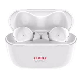 Auriculares bluetooth aiwa ebtw-888anc con estuche de carga/ autonomía 4h/ blancos
