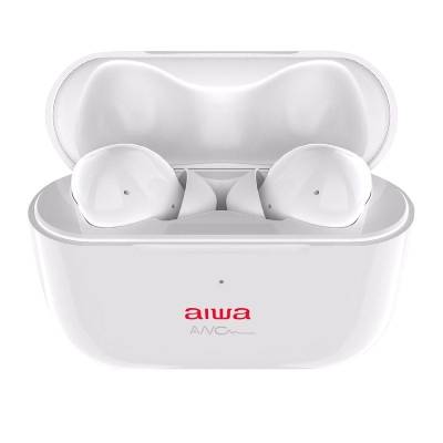 Auriculares bluetooth aiwa ebtw-888anc con estuche de carga/ autonomía 4h/ blancos