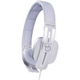 Auriculares hiditec wave white/ con micrófono/ jack 3.5/ blancos