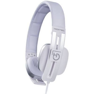 Auriculares hiditec wave white/ con micrófono/ jack 3.5/ blancos