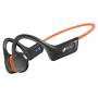 Auriculares inalámbricos deportivos de conducción ósea leotec run pro/ con micrófono/ bluetooth/ naranjas