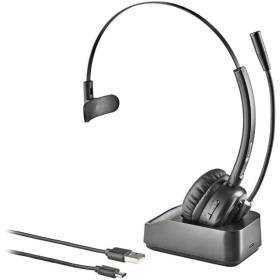 Auricular inalámbrico ngs buzz blab con base de carga/ con micrófono/ bluetooth/ negro