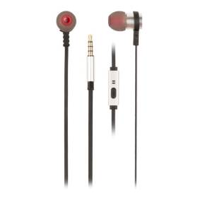 Auriculares intrauditivos ngs cross rally/ con micrófono/ jack 3.5/ plateados