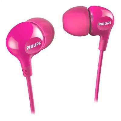 Auriculares intrauditivos philips she3550pk/ jack 3.5/ rosas