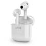 Auriculares bluetooth spc zion studio con estuche de carga/ autonomía 5.30h/ blancos