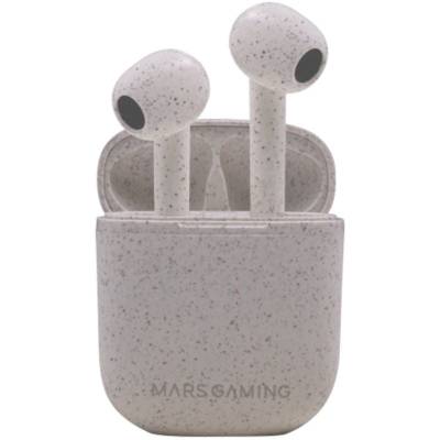 Auriculares bluetooth mars gaming mhi-eco con estuche de carga/ autonomía 5h/ grises