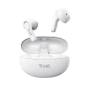 Auriculares bluetooth trust yavi enc con estuche de carga/ blancos