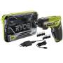 Atornillador sin cable ryobi one+ ergo/ 4v/ maletín rígido
