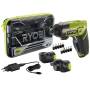 Atornillador sin cable ryobi one+ ergo-a2/ 4v/ 2 cabezales/ maletín rígido