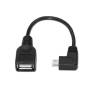 Cable usb 2.0 aisens a101-0032/ microusb macho - usb hembra/ hasta 2.5w/ 60mbps/ 15cm/ negro