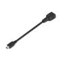 Cable usb 2.0 aisens a101-0033/ miniusb macho - usb hembra/ hasta 2.5w/ 60mbps/ 15cm/ negro