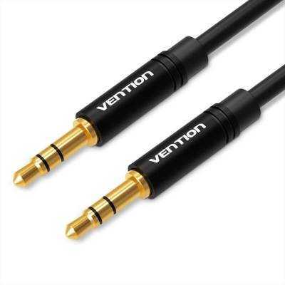 Cable estéreo vention bakbd/ jack 3.5 macho - jack 3.5 macho/ 50cm/ negro