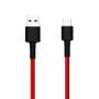 Cable usb xiaomi sjv4110gl/ usb macho - usb tipo-c macho/ 1m/ rojo y negro