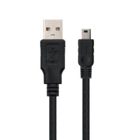 Cable usb 2.0 nanocable 10.01.0405/ usb macho - miniusb macho/ 4.5m/ negro