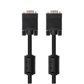 Cable svga nanocable 10.15.0110/ vga macho - vga macho/ 10m/ negro