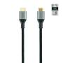 Cable hdmi 2.1 8k nanocable 10.15.8101/ hdmi macho - hdmi macho/ 1m/ certificado/ negro